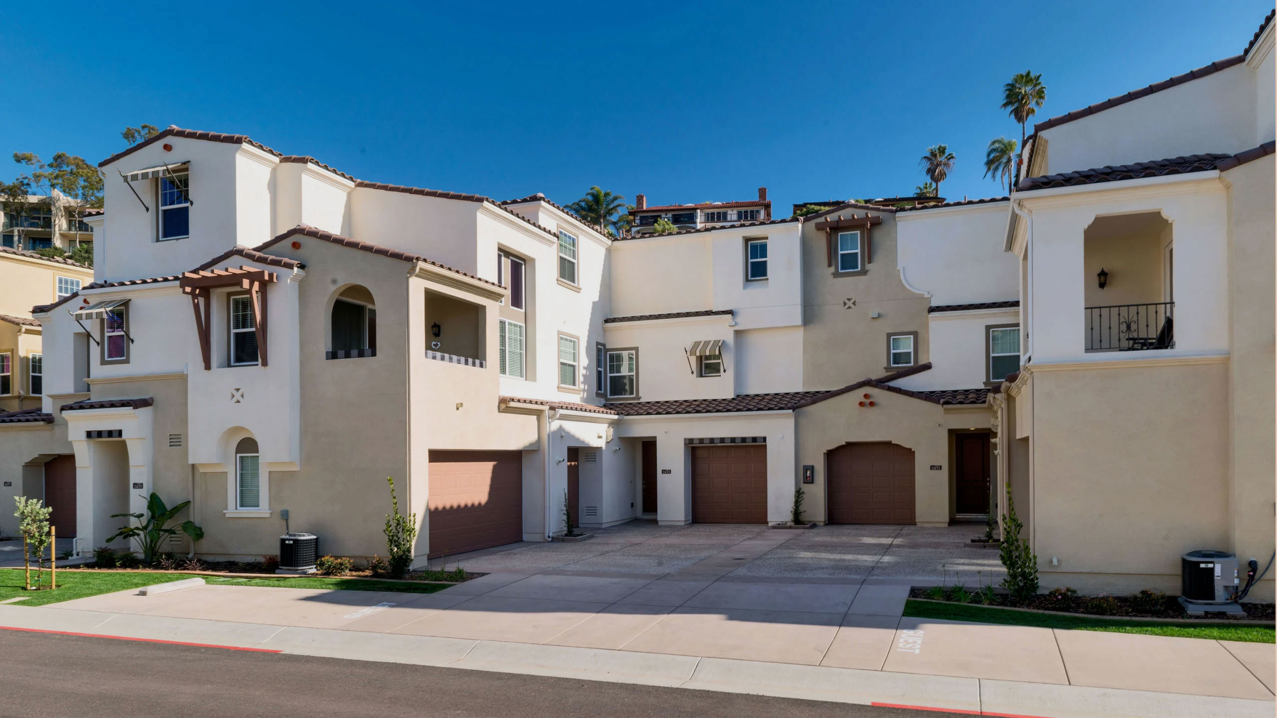 This image shows the exterior of one of the Costa Pointe apartment units