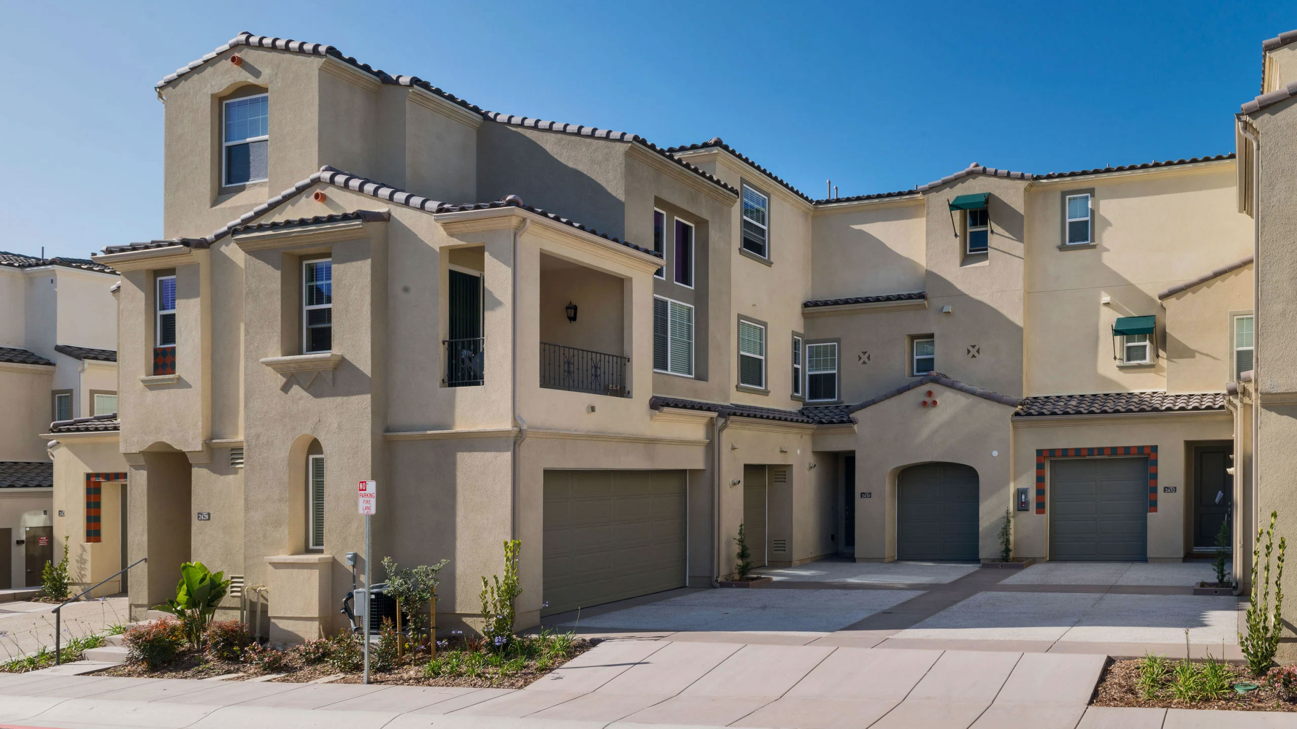 This image shows the exterior of one of the Costa Pointe apartment units